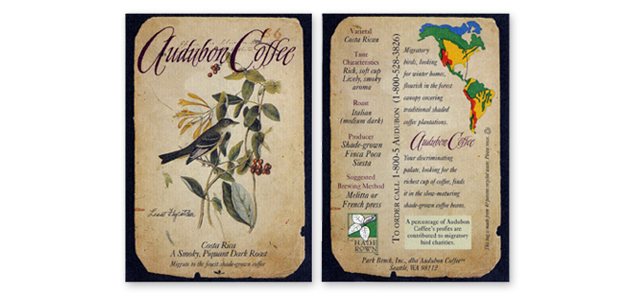 Packaging: Audubon Label