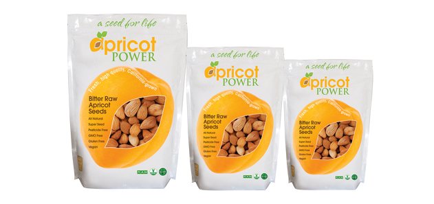Packaging: Apricot Power Seeds